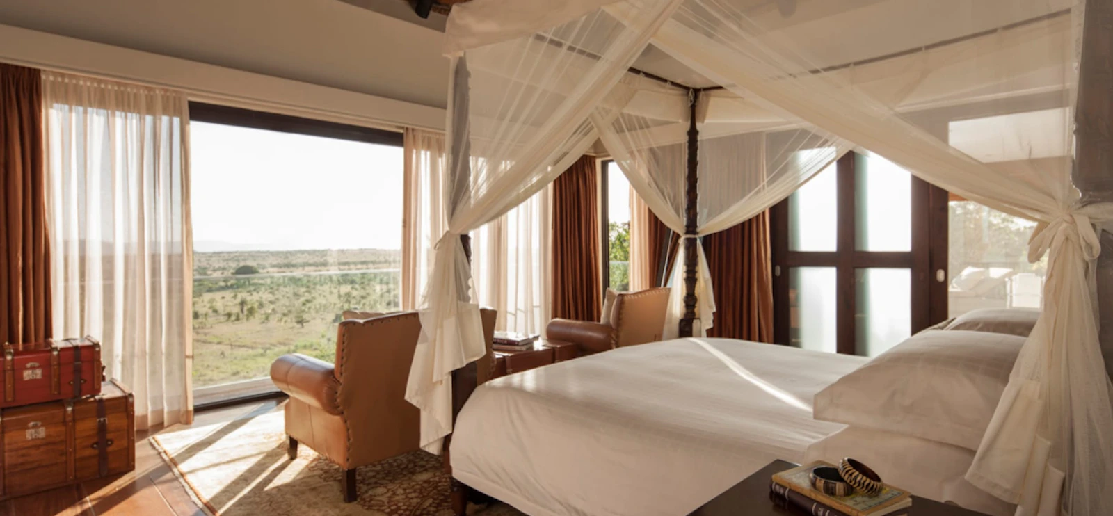 Presidential bedroom at Four Seasons Safari Lodge Serengeti