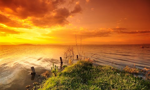 Sunset over Lake Naivasha, Kenya