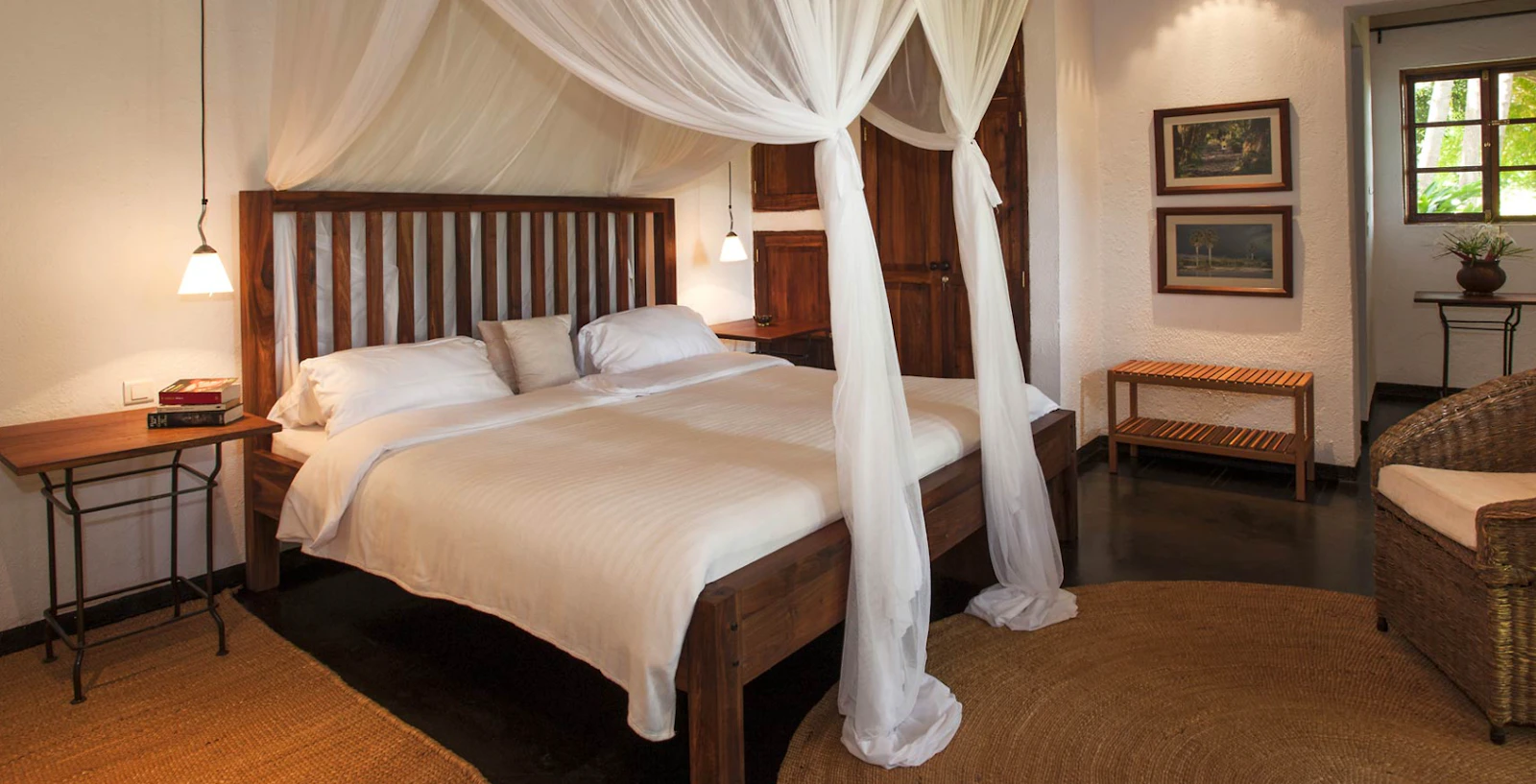 Garden House bedroom at The Plantation Lodge
