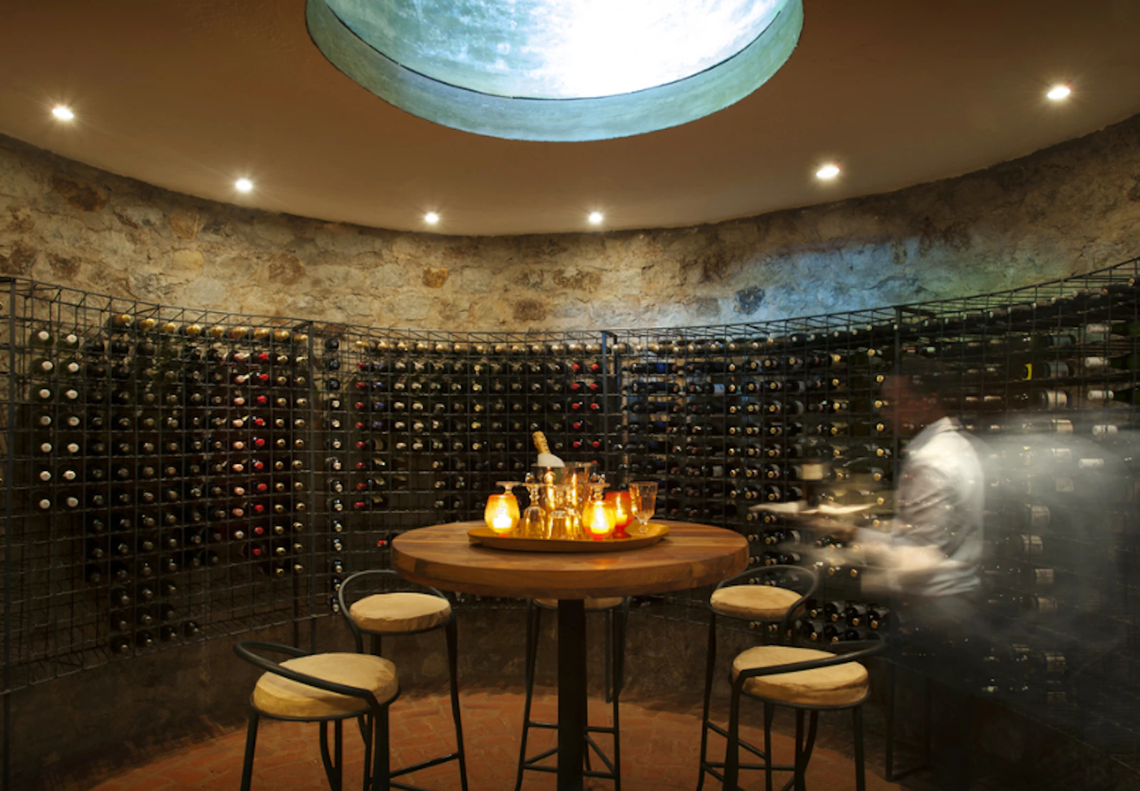 Wine cellar at The Plantation Lodge
