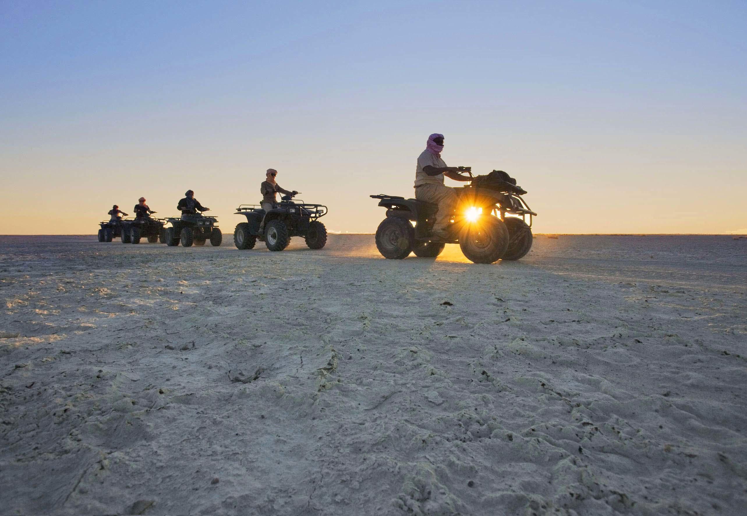 The white salt pans of Makgadikgadi
