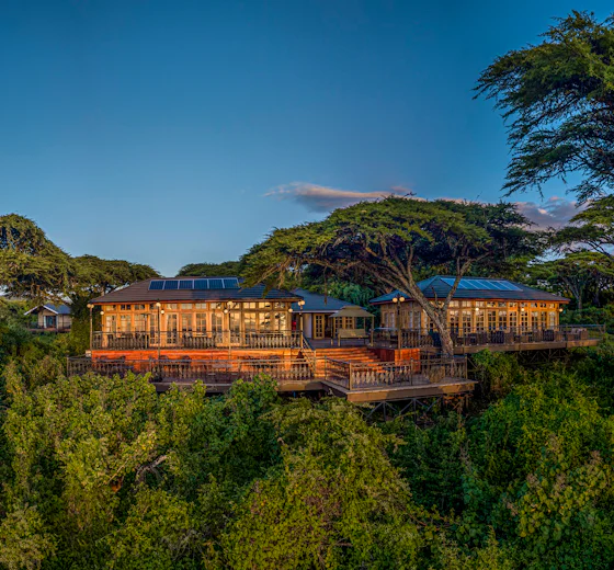 Ngorongoro Lion's Paw Camp near the crater rim