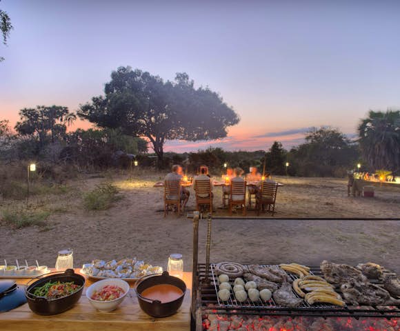 Dinner at Roha Ya Selous, Selous Game Reserve, Tanzania